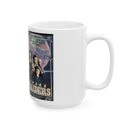 SPACE RAIDERS (VHS COVER) - White Coffee Mug - Go Mug Yourself