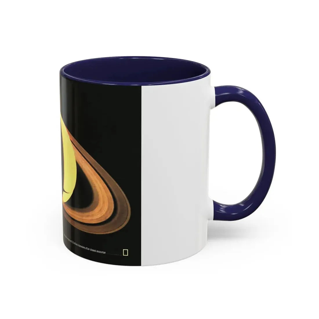 Space - Saturn (1981) (Map) Accent Coffee Mug - Go Mug Yourself