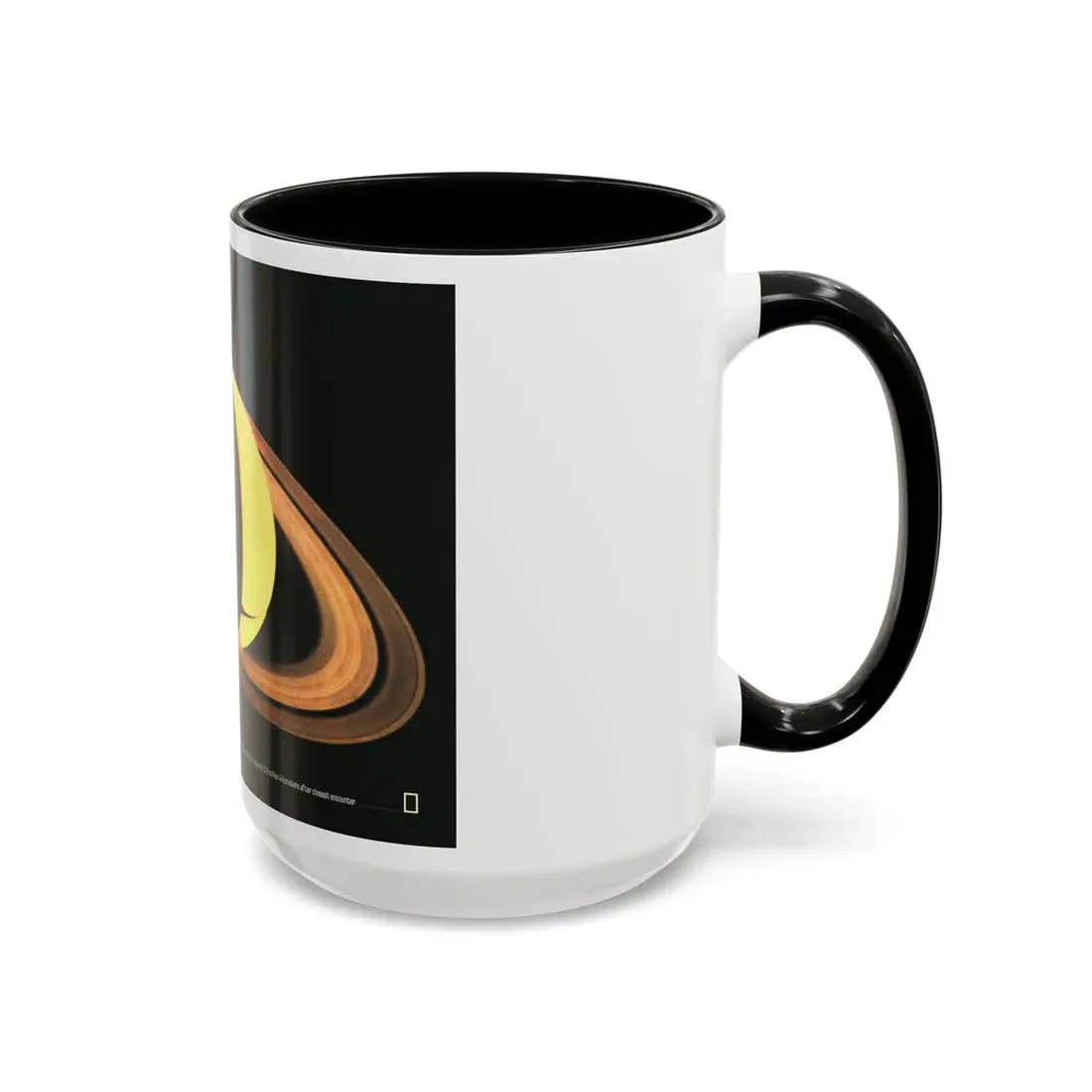 Space - Saturn (1981) (Map) Accent Coffee Mug - Go Mug Yourself
