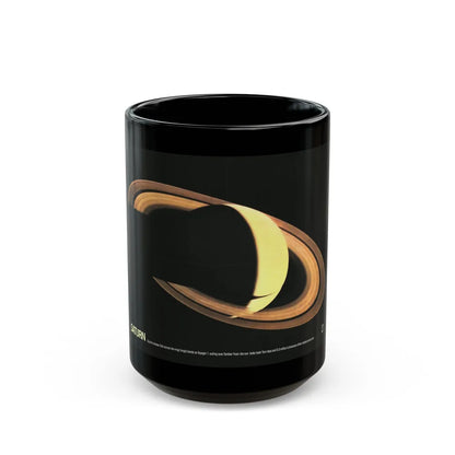 Space - Saturn (1981) (Map) Black Coffee Mug-15oz-Go Mug Yourself