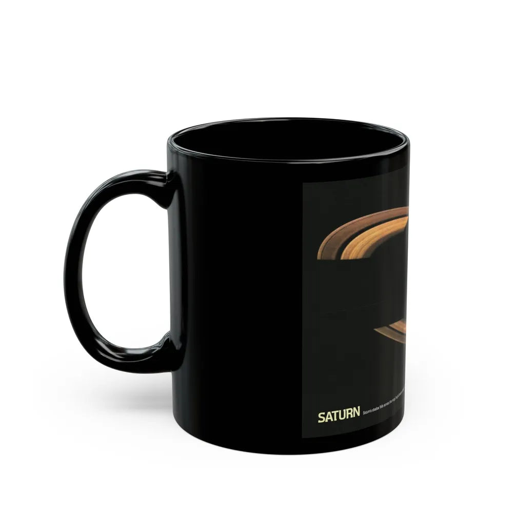 Space - Saturn (1981) (Map) Black Coffee Mug-Go Mug Yourself