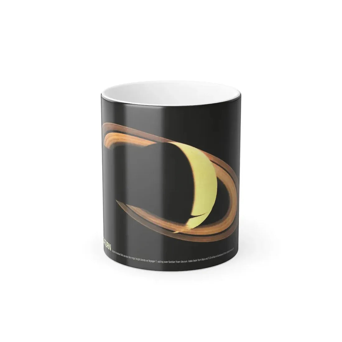 Space - Saturn (1981) (Map) Color Changing Mug 11oz - Go Mug Yourself