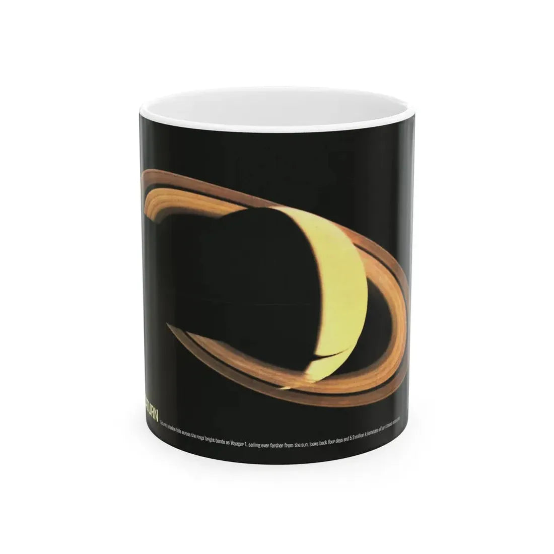 Space - Saturn (1981) (Map) White Coffee Mug 11oz - Go Mug Yourself