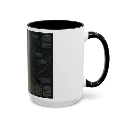 Space - Solar System- Our Sun's Family (1990) (Map) Accent Coffee Mug - Go Mug Yourself