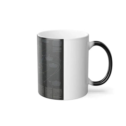 Space - Solar System- Our Sun's Family (1990) (Map) Color Changing Mug 11oz - Go Mug Yourself