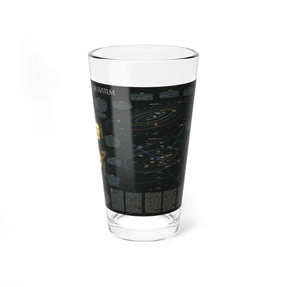 Space - Solar System- Our Sun's Family (1990) (Map) Pint Glass 16oz 16oz - Go Mug Yourself