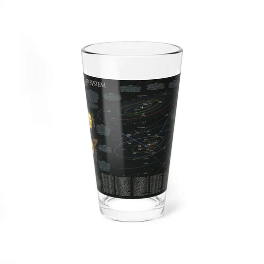 Space - Solar System- Our Sun's Family (1990) (Map) Pint Glass 16oz 16oz - Go Mug Yourself