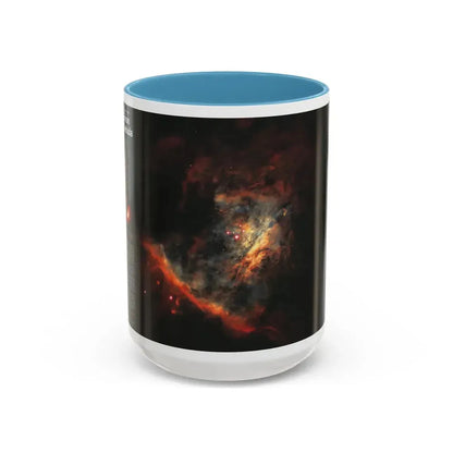 Space - Star Birth in the Orion Nebula (1995) (Map) Accent Coffee Mug 15oz Light Blue - Go Mug Yourself