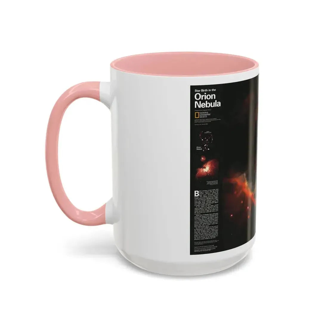 Space - Star Birth in the Orion Nebula (1995) (Map) Accent Coffee Mug - Go Mug Yourself