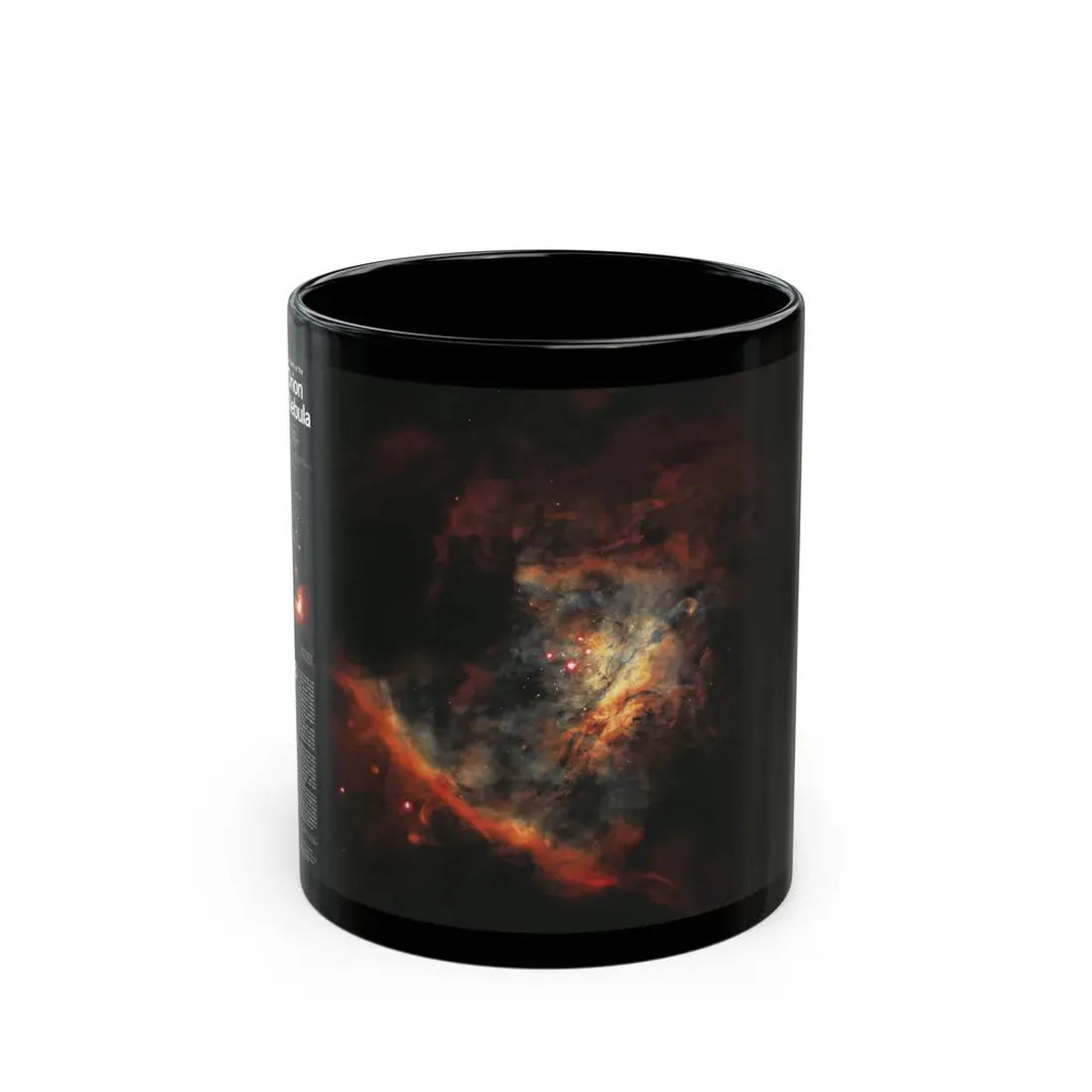 Space - Star Birth in the Orion Nebula (1995) (Map) Black Coffee Mug 11oz - Go Mug Yourself