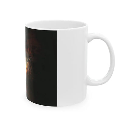 Space - Star Birth in the Orion Nebula (1995) (Map) White Coffee Mug-Go Mug Yourself