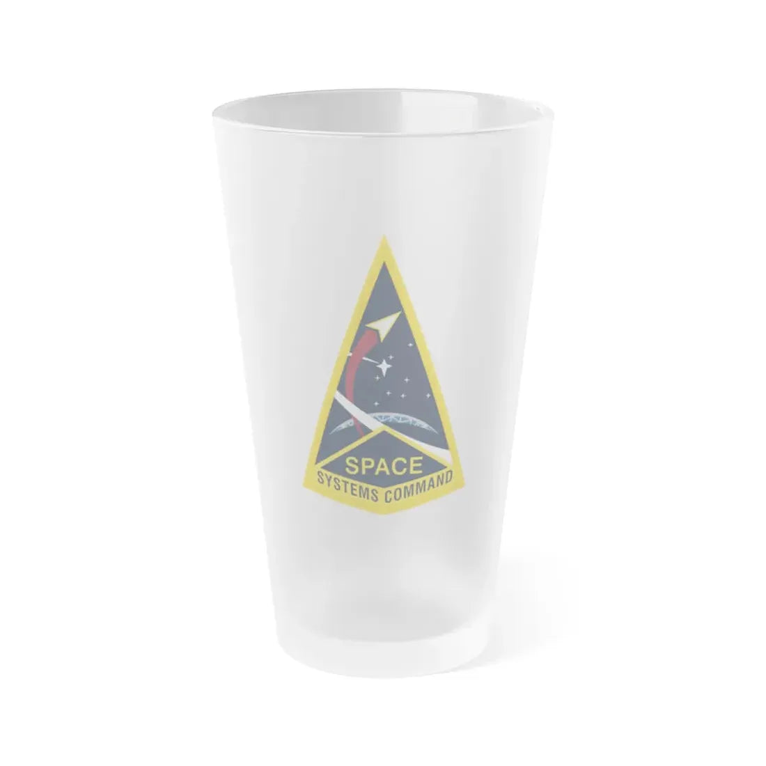 Space Systems Command (U.S. Space Force) Frosted Pint Glass 16oz Default Title - Go Mug Yourself
