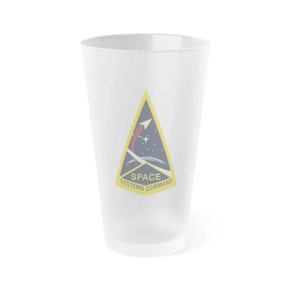 Space Systems Command (U.S. Space Force) Frosted Pint Glass 16oz Default Title - Go Mug Yourself