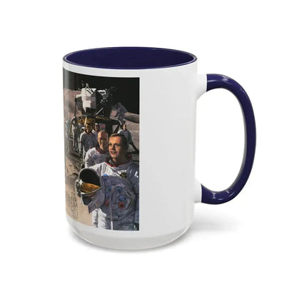 Space - Teammates in Mankind's Greatest Adventure (1973) (Map) Accent Coffee Mug - Go Mug Yourself