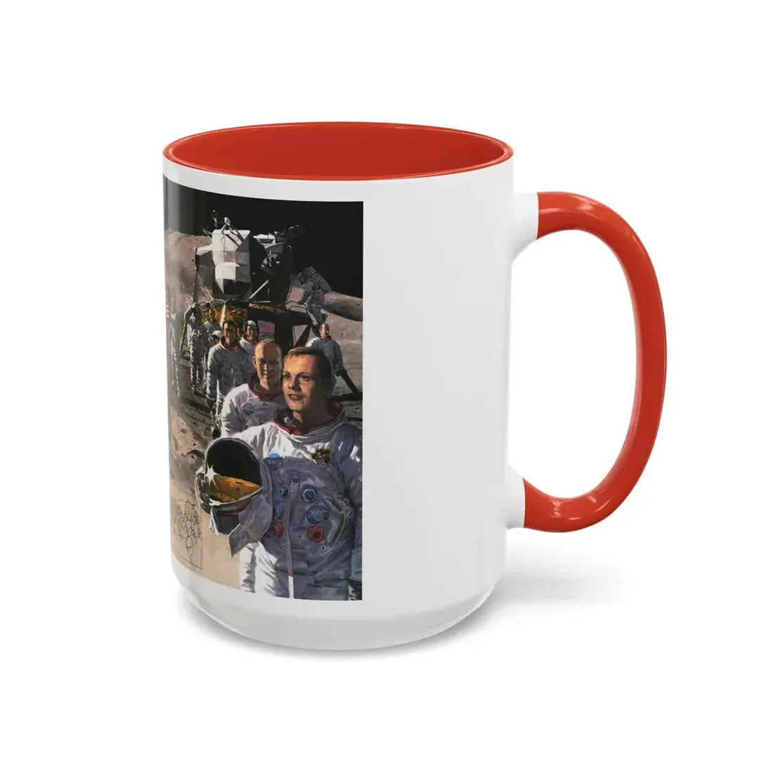 Space - Teammates in Mankind's Greatest Adventure (1973) (Map) Accent Coffee Mug - Go Mug Yourself