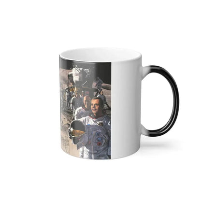 Space - Teammates in Mankind's Greatest Adventure (1973) (Map) Color Changing Mug 11oz - Go Mug Yourself