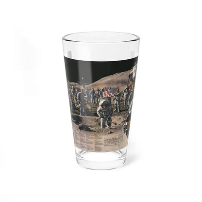 Space - Teammates in Mankind's Greatest Adventure (1973) (Map) Pint Glass 16oz 16oz - Go Mug Yourself