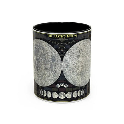Space - The Moon (1969) (Map) Accent Coffee Mug 11oz Black - Go Mug Yourself