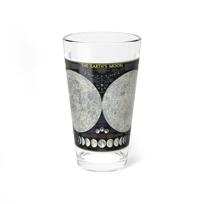 Space - The Moon (1969) (Map) Pint Glass 16oz-16oz-Go Mug Yourself