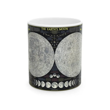 Space - The Moon (1969) (Map) White Coffee Mug 11oz - Go Mug Yourself