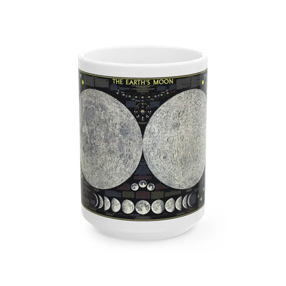 Space - The Moon (1969) (Map) White Coffee Mug-15oz-Go Mug Yourself