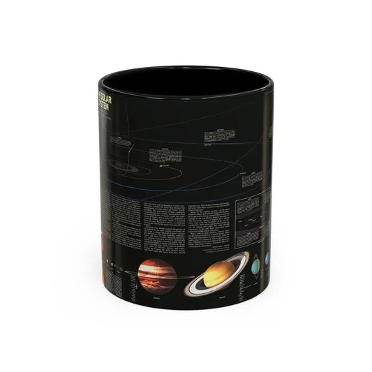 Space - The Solar System (1981) (Map) Accent Coffee Mug 11oz Black - Go Mug Yourself