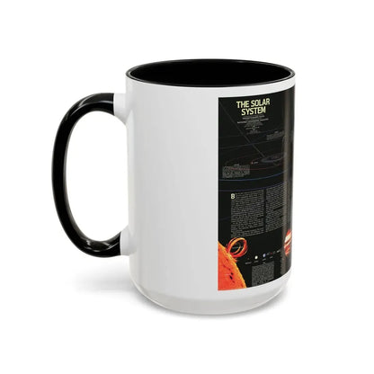 Space - The Solar System (1981) (Map) Accent Coffee Mug - Go Mug Yourself