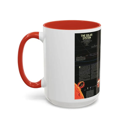 Space - The Solar System (1981) (Map) Accent Coffee Mug - Go Mug Yourself