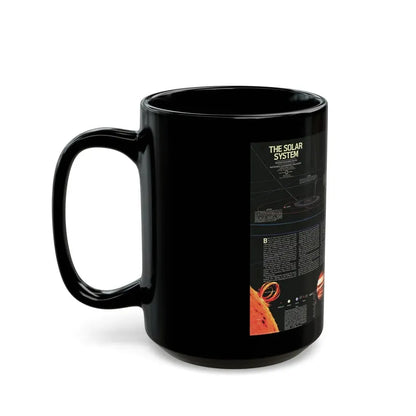 Space - The Solar System (1981) (Map) Black Coffee Mug - Go Mug Yourself