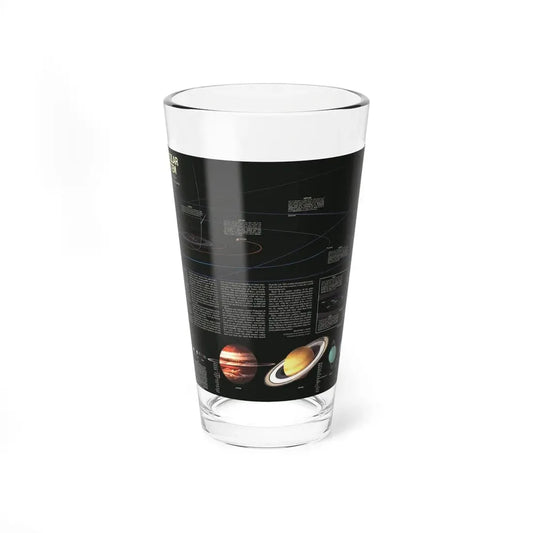 Space - The Solar System (1981) (Map) Pint Glass 16oz 16oz - Go Mug Yourself