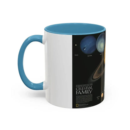 Space - The Solar System - Our Celestial Family (1990) (Map) Accent Coffee Mug - Go Mug Yourself