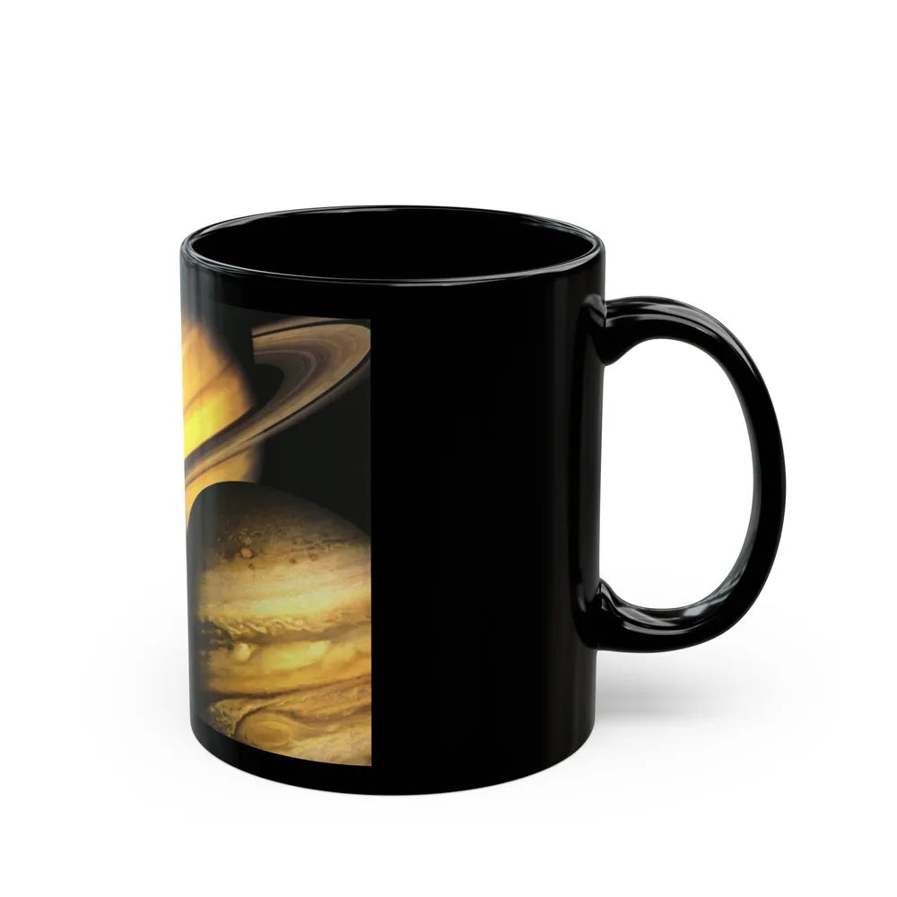 Space - The Solar System - Our Celestial Family (1990) (Map) Black Coffee Mug-Go Mug Yourself