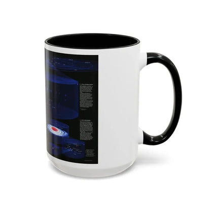 Space - The Universe - Through Time and Space (1983) (Map) Accent Coffee Mug - Go Mug Yourself