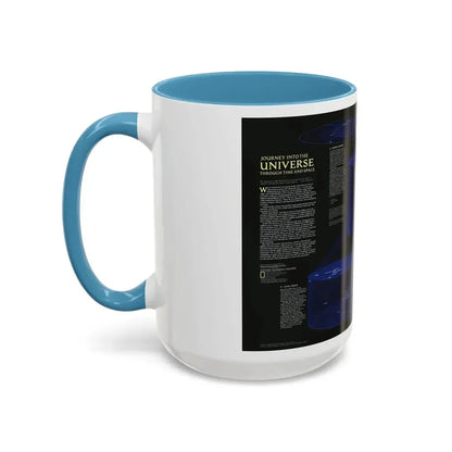 Space - The Universe - Through Time and Space (1983) (Map) Accent Coffee Mug - Go Mug Yourself