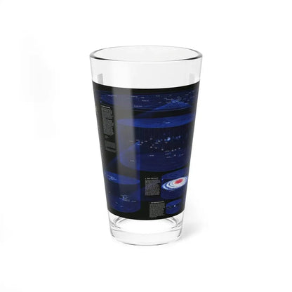 Space - The Universe - Through Time and Space (1983) (Map) Pint Glass 16oz 16oz - Go Mug Yourself