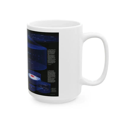 Space - The Universe - Through Time and Space (1983) (Map) White Coffee Mug - Go Mug Yourself