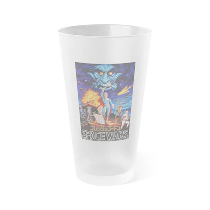 SPACE WARS (FLESH GORDON JAPANESE) 1974 Movie Poster - Frosted Pint Glass 16oz-16oz-Frosted-Go Mug Yourself