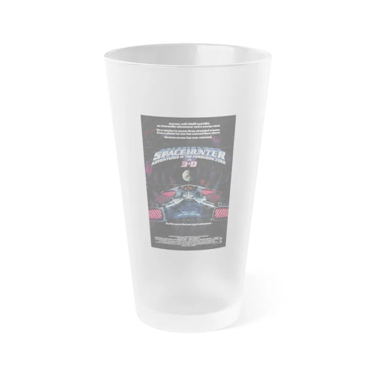 SPACEHUNTER - ADVENTURES IN THE FORBIDDEN ZONE (2) 1983 Movie Poster - Frosted Pint Glass 16oz-16oz-Frosted-Go Mug Yourself