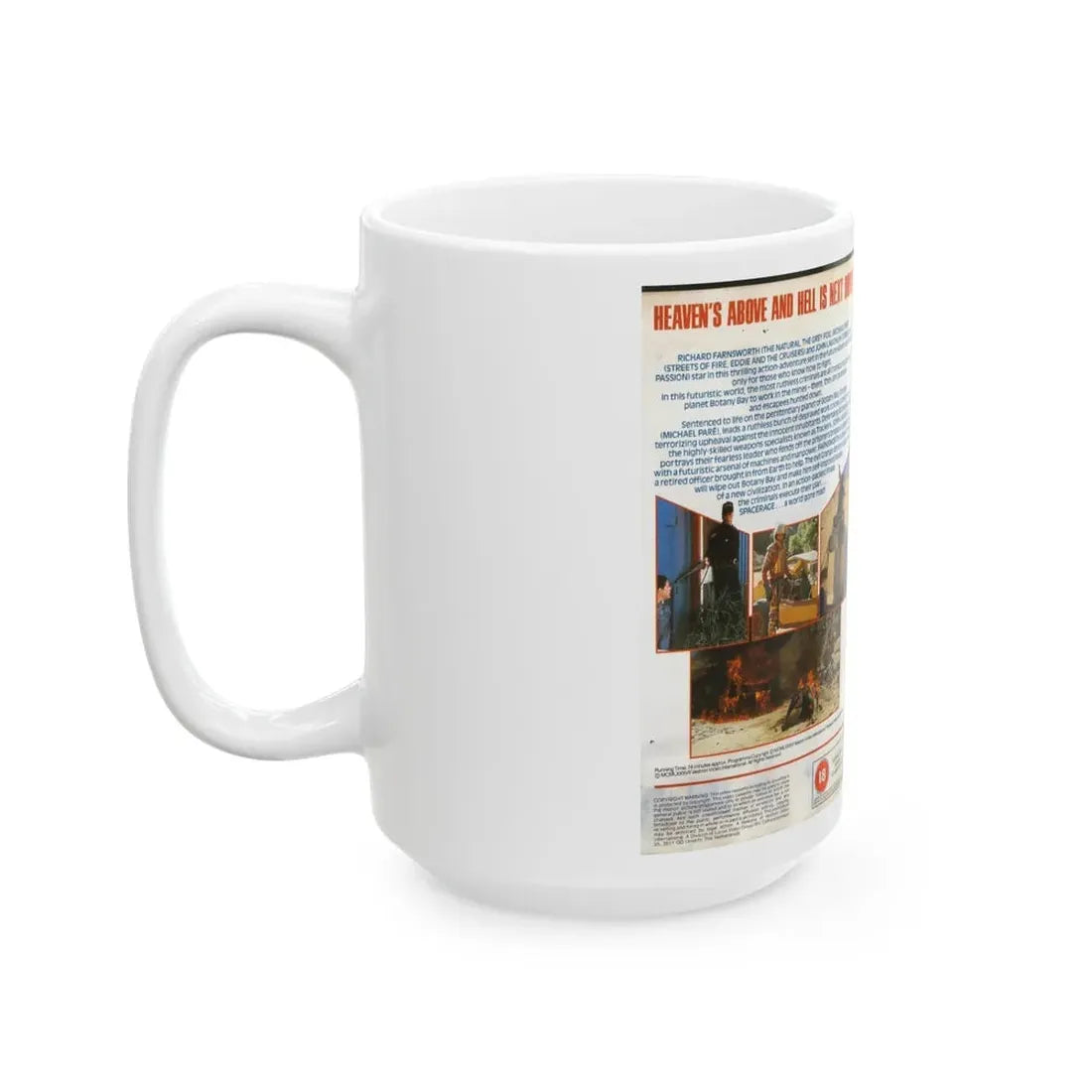 SPACERAGE (VHS COVER) - White Coffee Mug - Go Mug Yourself