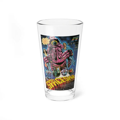 SPACESHIP (THE CREATURE WASN'T NICE) 1983 Movie Poster - Pint Glass 16oz-16oz-Go Mug Yourself