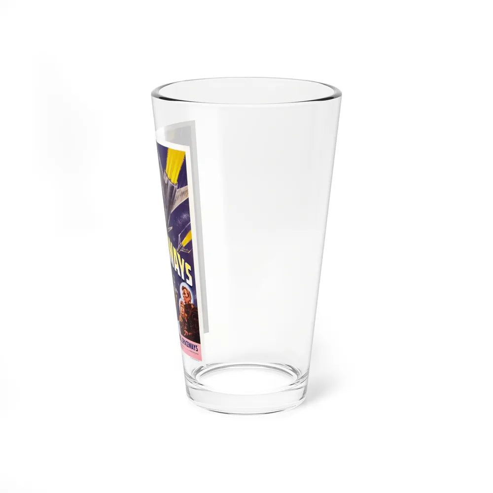 SPACEWAYS 1953 Movie Poster - Pint Glass 16oz-Go Mug Yourself