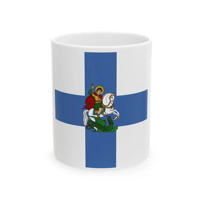 Spachides Flag (Oman) White Coffee Mug 11oz - Go Mug Yourself