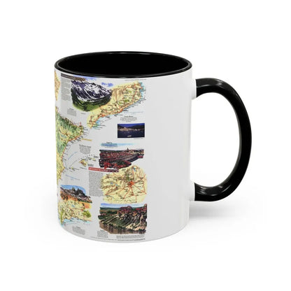 Spain and Portugal - A Traveller's Map (1998) (Map) Accent Coffee Mug - Go Mug Yourself
