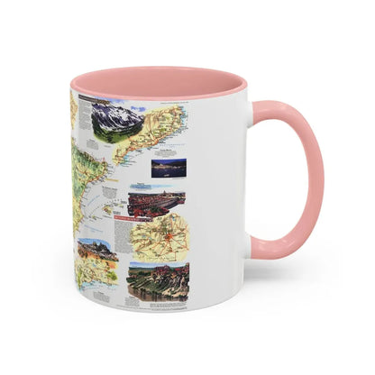 Spain and Portugal - A Traveller's Map (1998) (Map) Accent Coffee Mug - Go Mug Yourself