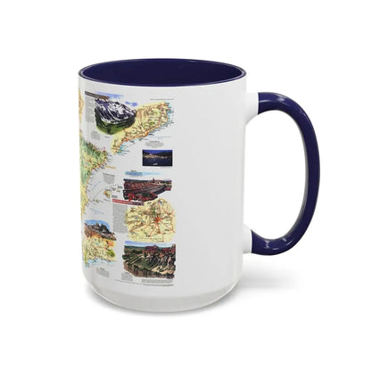 Spain and Portugal - A Traveller's Map (1998) (Map) Accent Coffee Mug - Go Mug Yourself