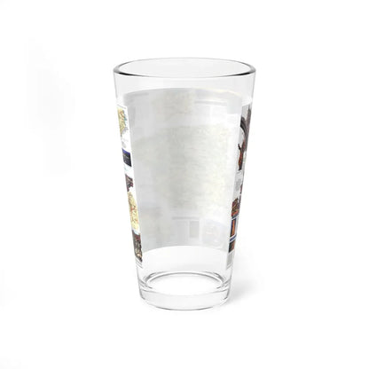 Spain and Portugal - A Traveller's Map (1998) (Map) Pint Glass 16oz - Go Mug Yourself