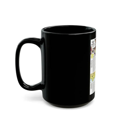 Spain and Portugal - A Traveller's Map 2 (1984) (Map) Black Coffee Mug - Go Mug Yourself