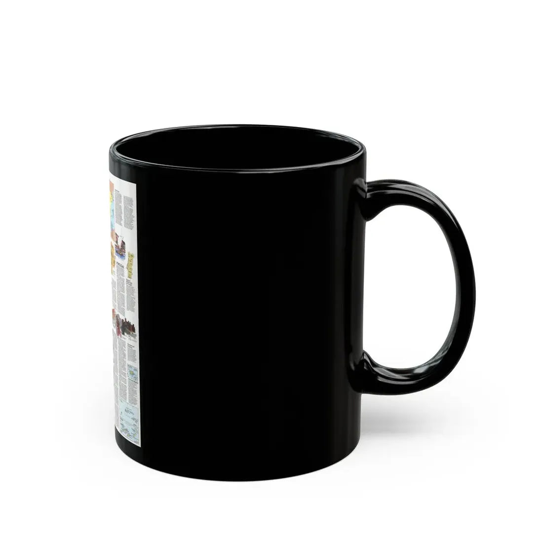 Spain and Portugal - A Traveller's Map 2 (1984) (Map) Black Coffee Mug - Go Mug Yourself