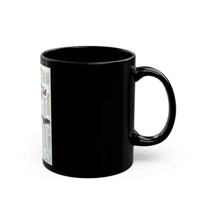 Spain and Portugal - A Traveller's Map 2 (1984) (Map) Black Coffee Mug-Go Mug Yourself