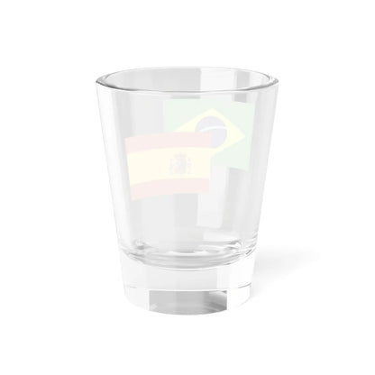Spain-Brazil Flag (Spain) Shot Glass 1.5oz - Go Mug Yourself